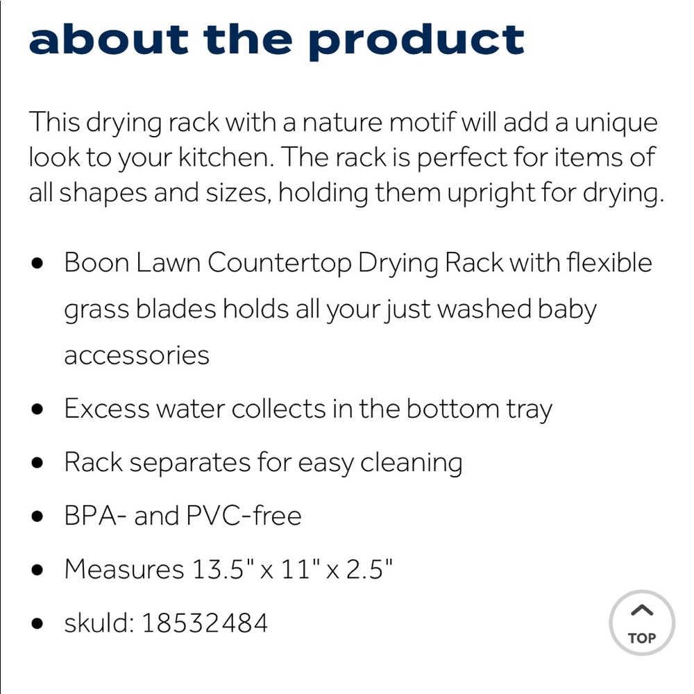 Boon Lawn Countertop Drying Rack & Accessory - Picture 8 of 8